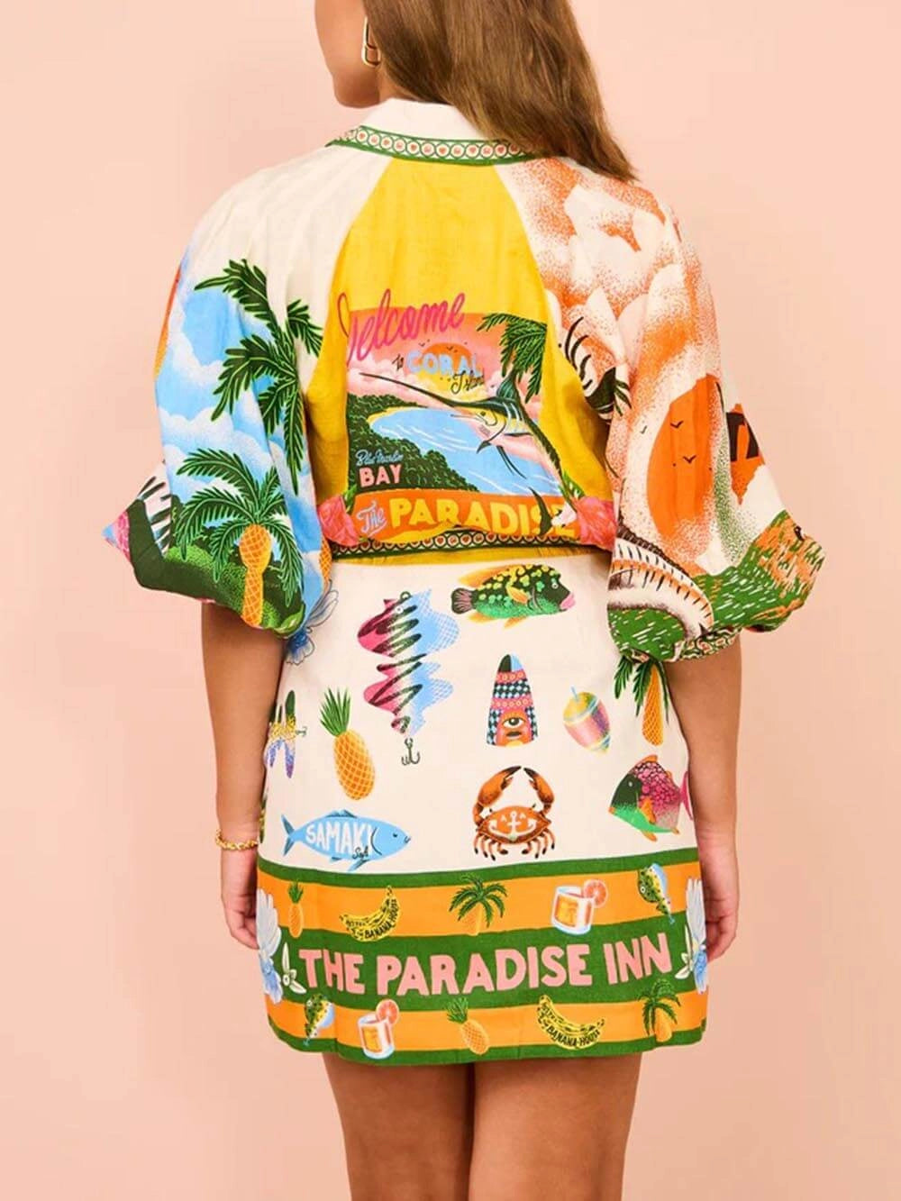 1 Marisol Jungle Print Maxikleid