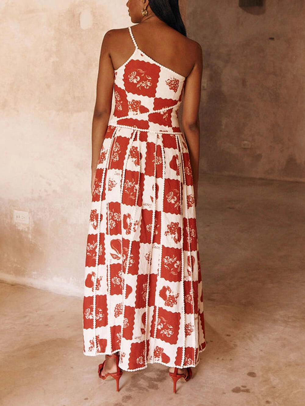 Livia Floral Print Maxikleid
