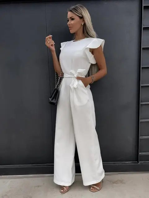 Isla I Eleganter Jumpsuit mit Rüschen