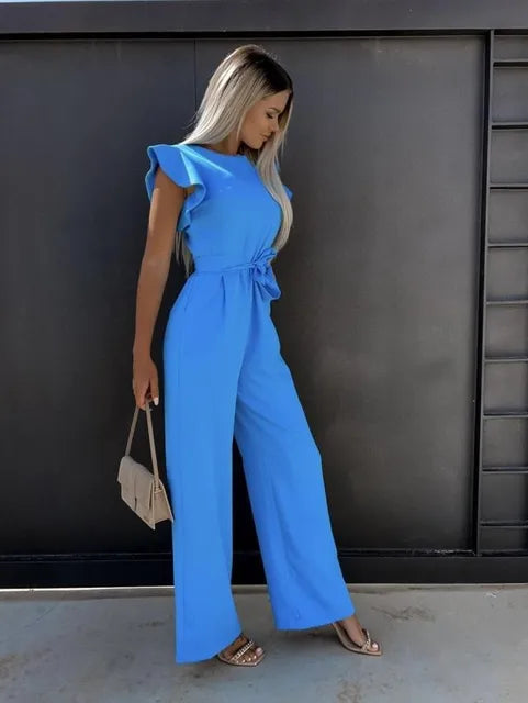 Isla I Eleganter Jumpsuit mit Rüschen