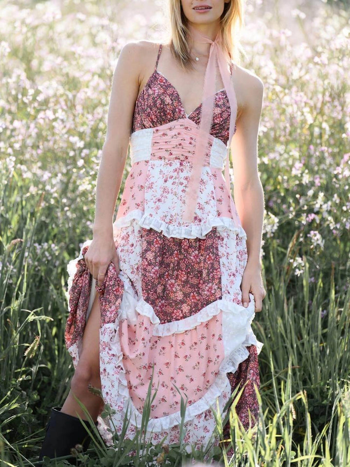Fiorella Paradise Print Maxikleid
