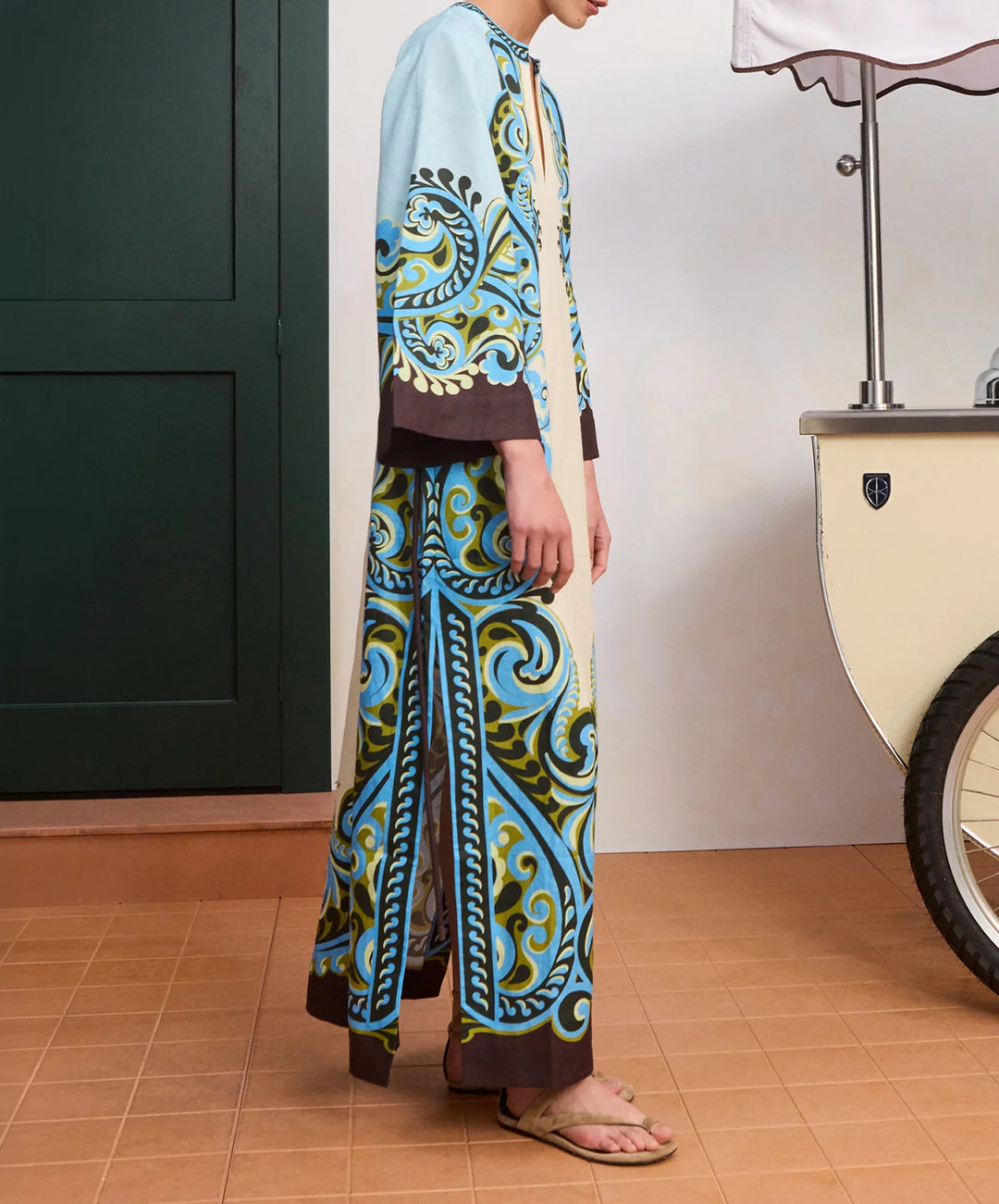 Natalia Print Maxikleid