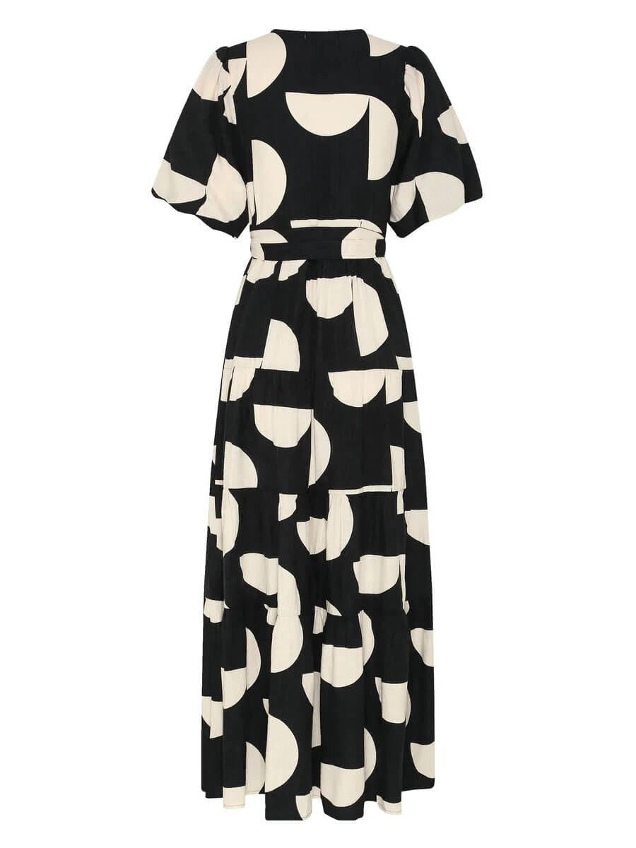 Anna Polka Dot Maxikleid