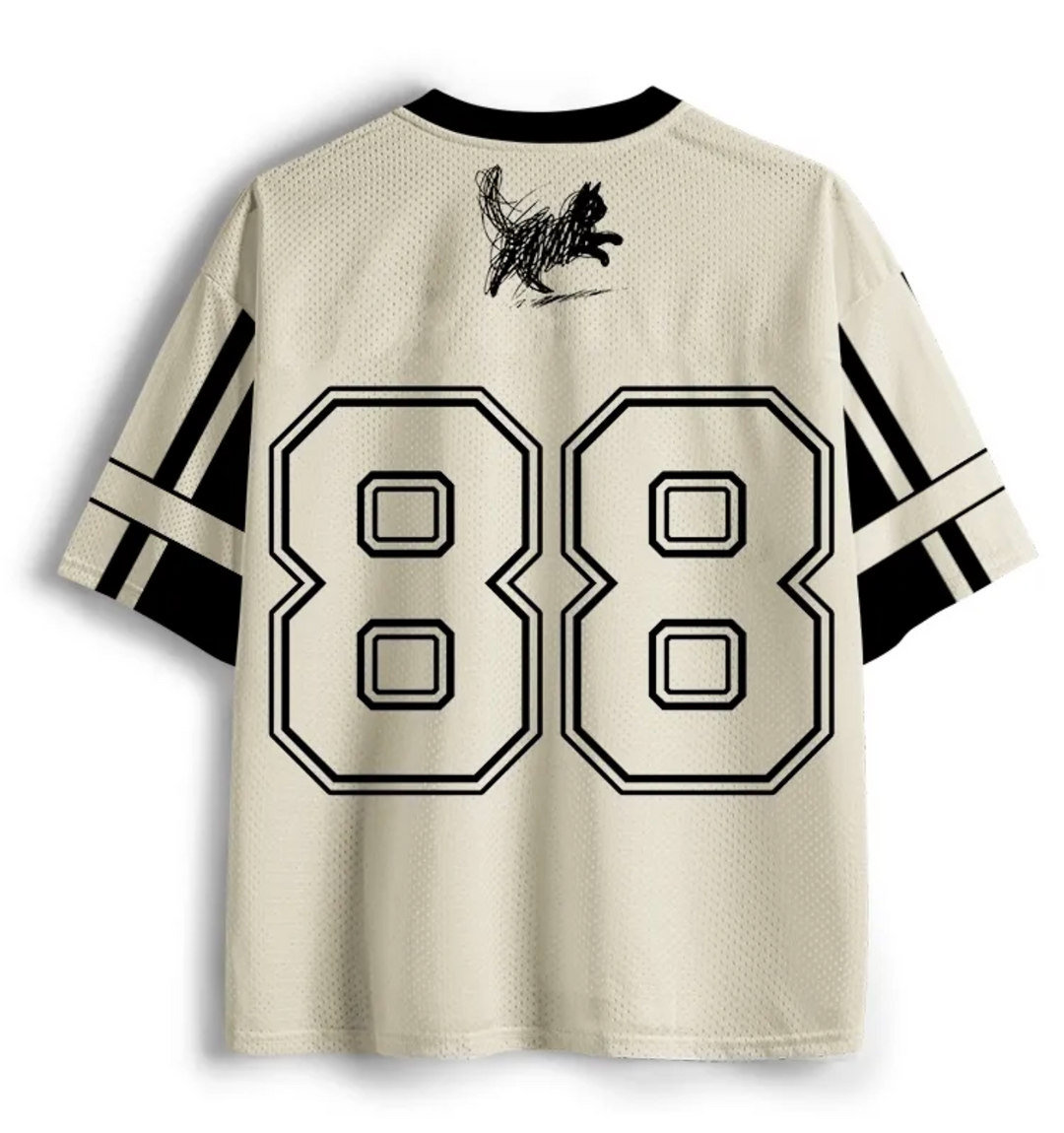 Minimalist Katze - Mesh Trikot