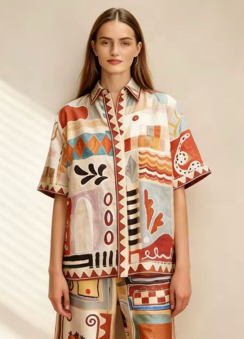 1 Sienna Print Zweiteiler