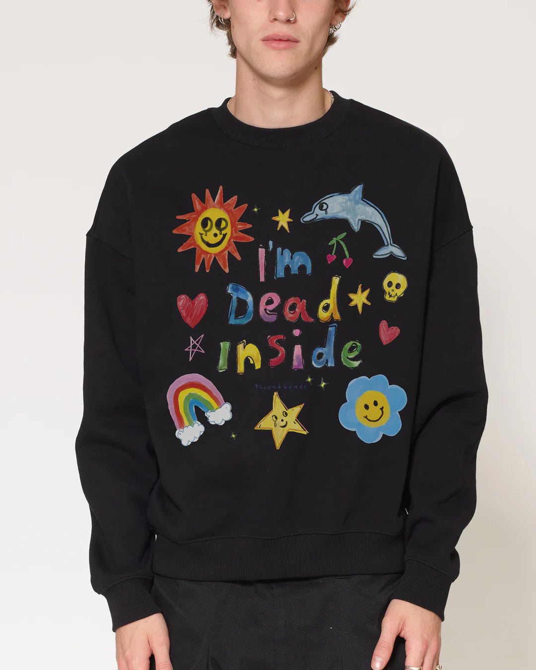 I'm Dead Inside Dolphin - Pullover