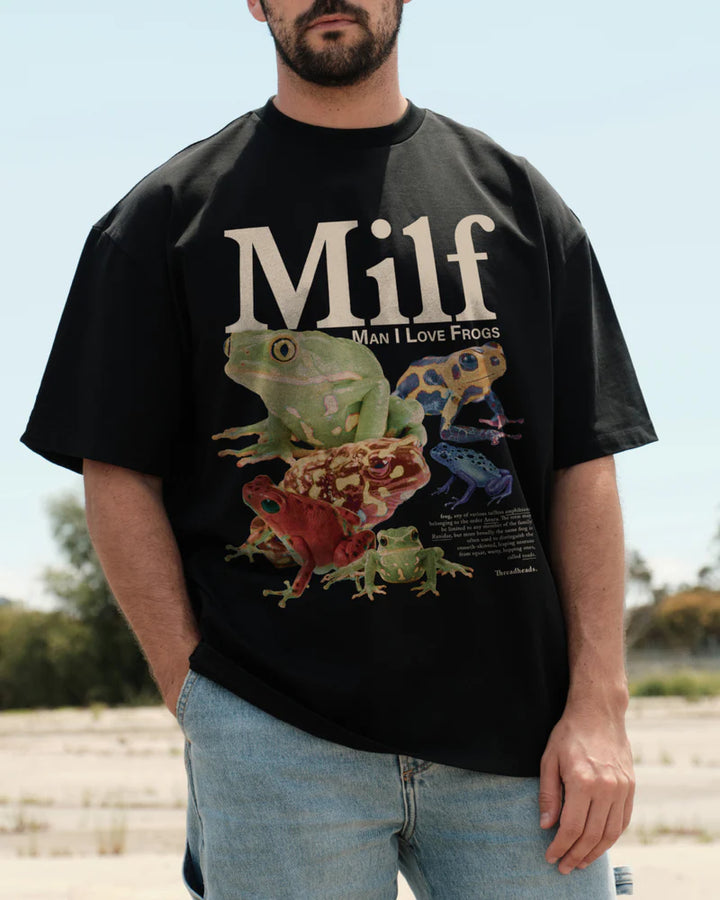 Man I love Frogs - T-Shirt