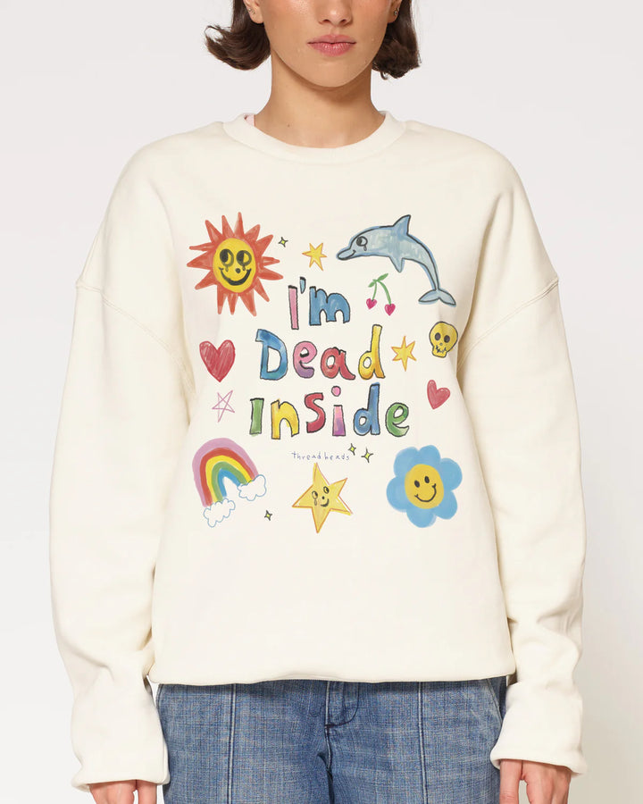 I'm Dead Inside Dolphin - Pullover
