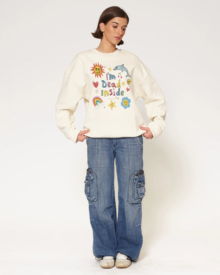 I'm Dead Inside Dolphin - Pullover