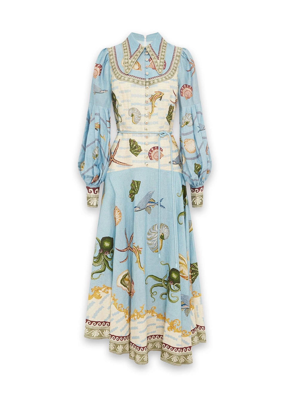 Fiorella Paradise Print Maxikleid