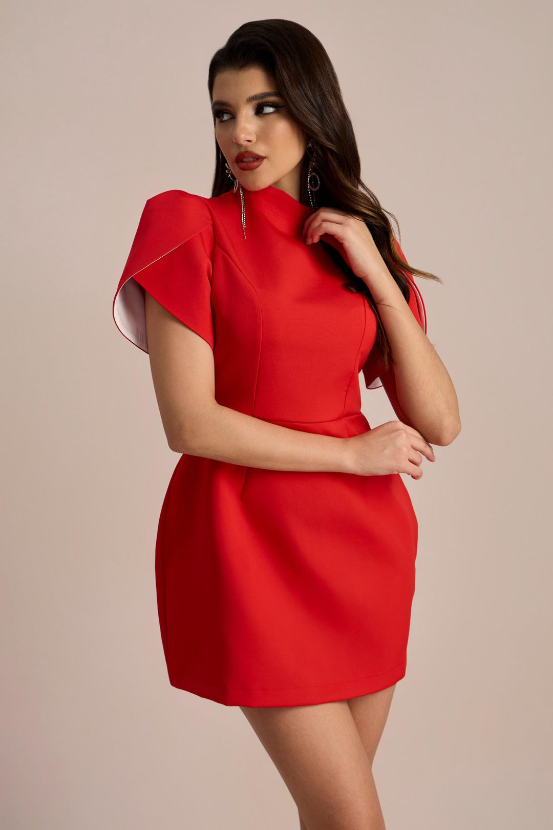 Adela Cut-out Schleifen Mini-Kleid Detail Schleife - KYMA