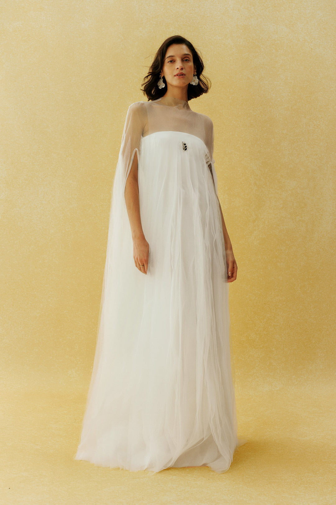 Das bodenlange Tüllkleid mit Unterkleid - KYMA