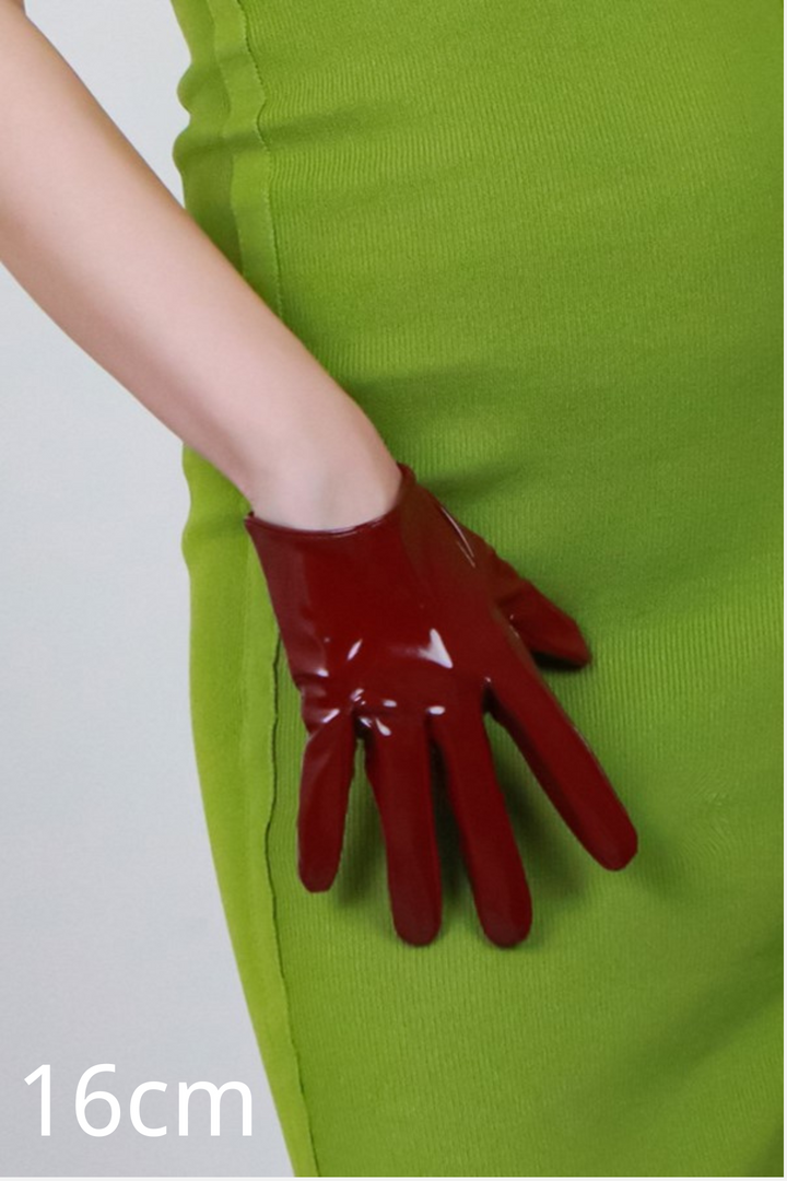 Alison elegante PU Lederhandschuhe – KYMA
