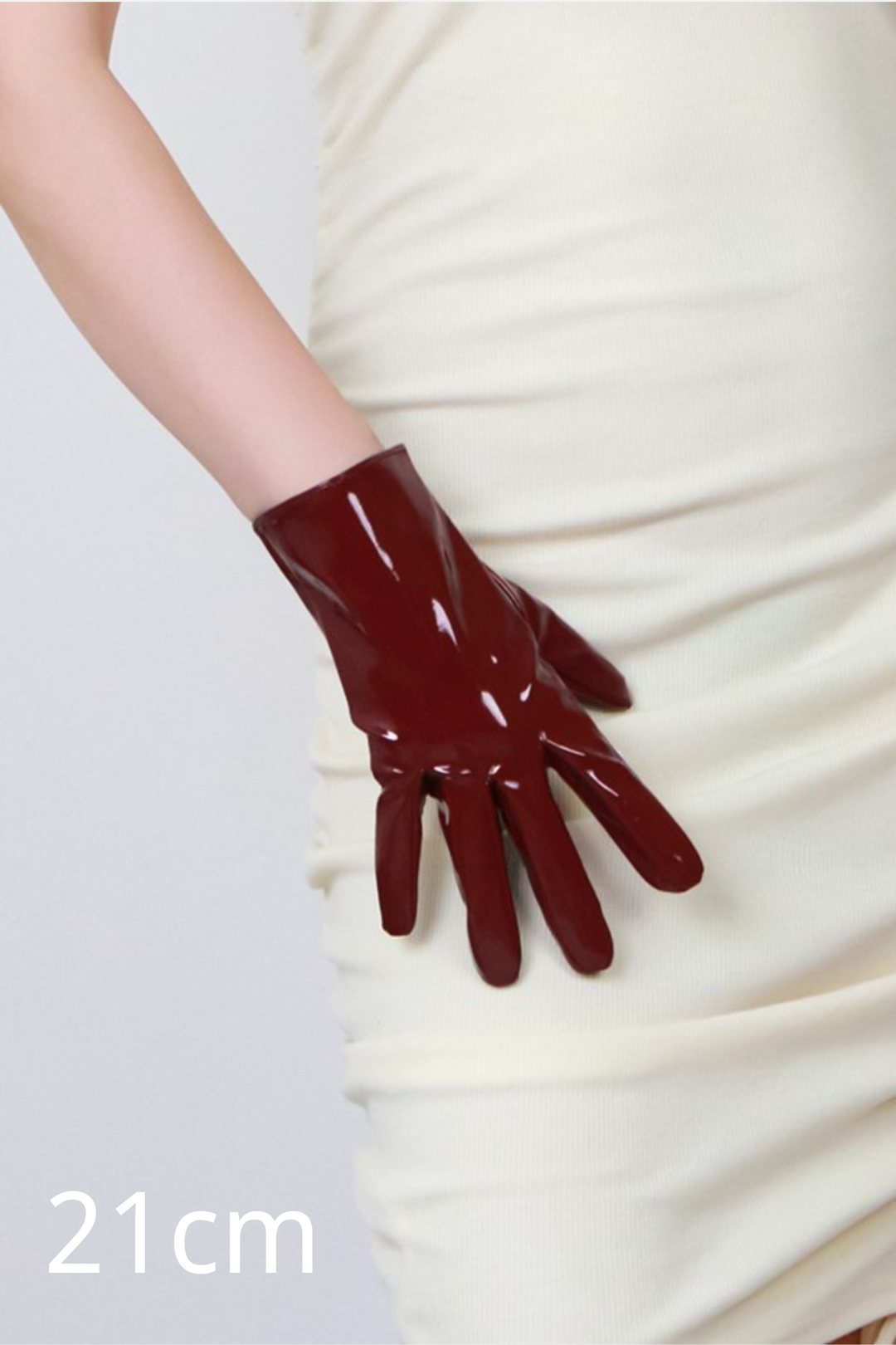 Alison elegante PU Lederhandschuhe – KYMA