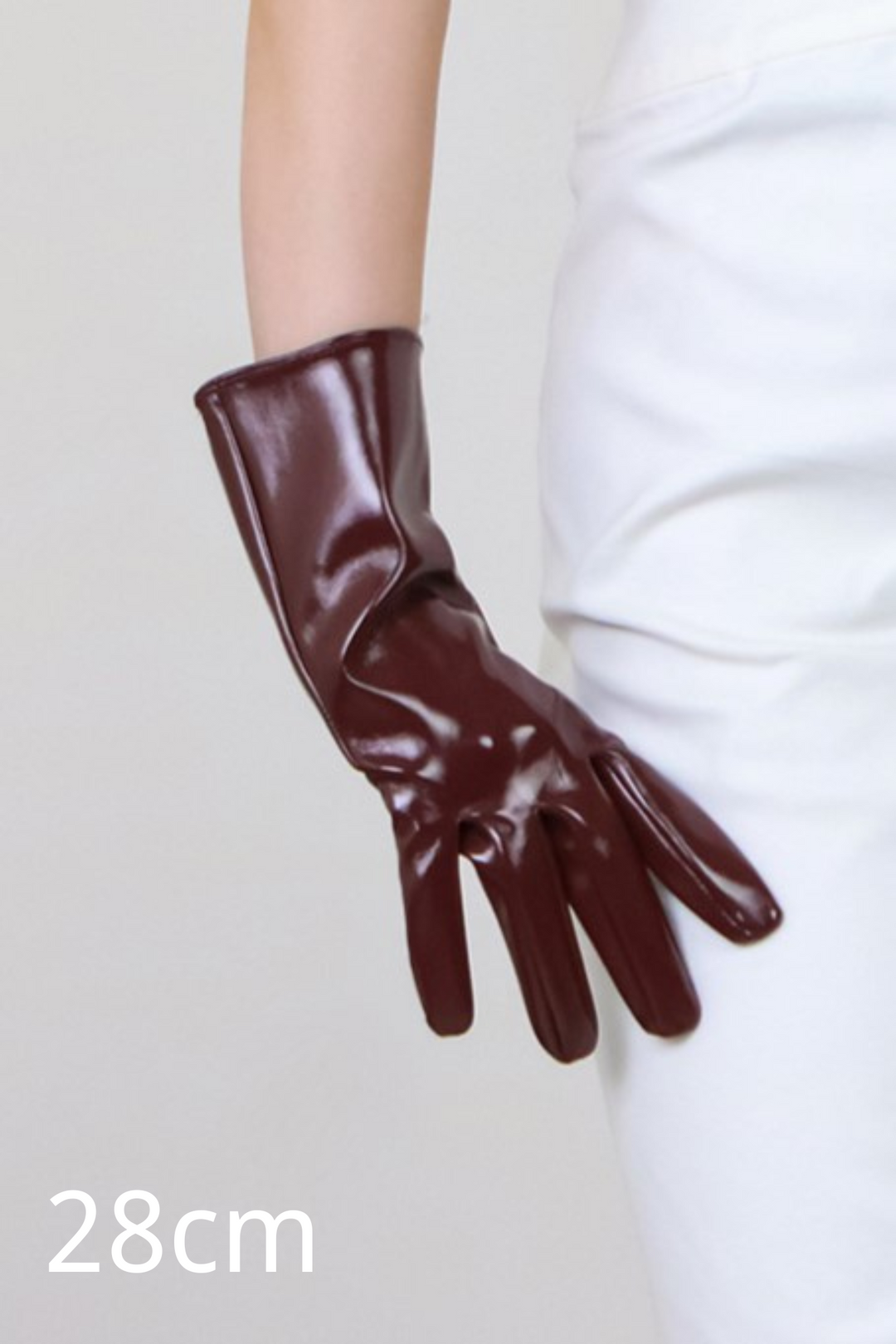 Alison elegante PU Lederhandschuhe – KYMA