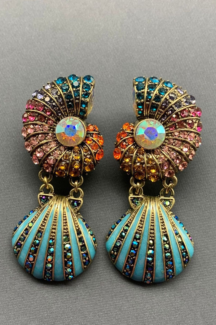Amalia Flicker Shell Ohrringe - KYMA