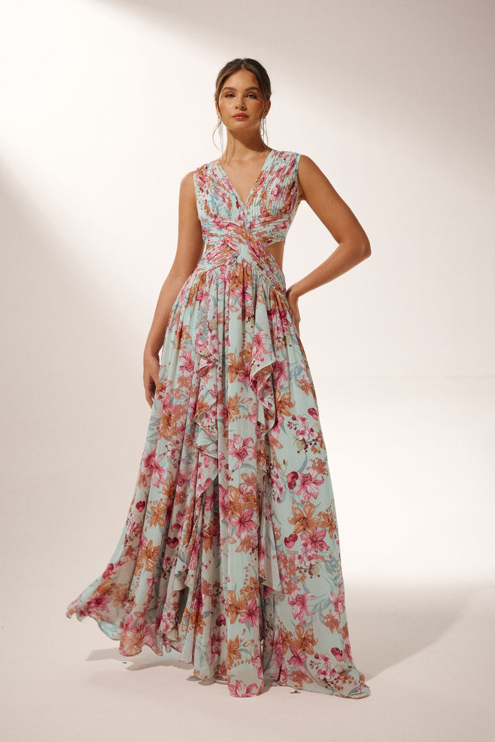 Eleganter Look mit dem Anila Maxikleid - KYMA