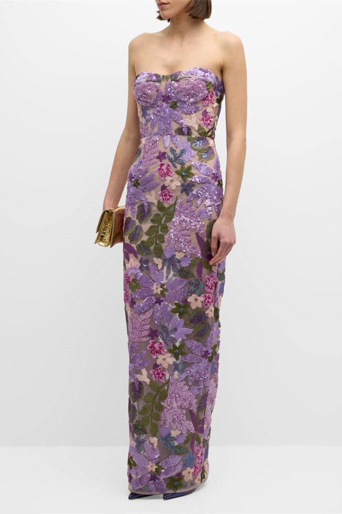 Aurora Maxikleid, mit elegantem Schmuck - KYMA