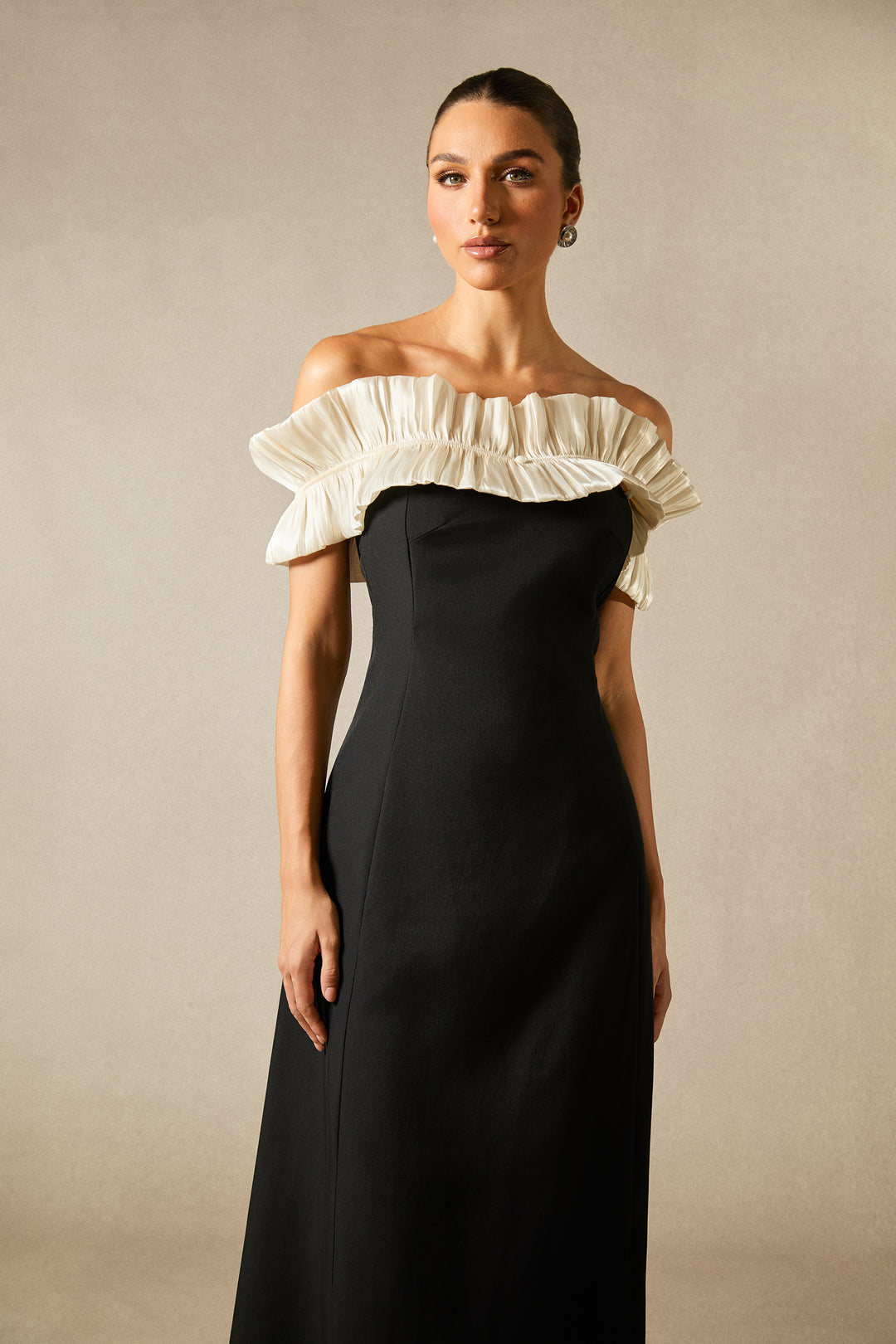 Stoffkombination Organza und Polyester - KYMA