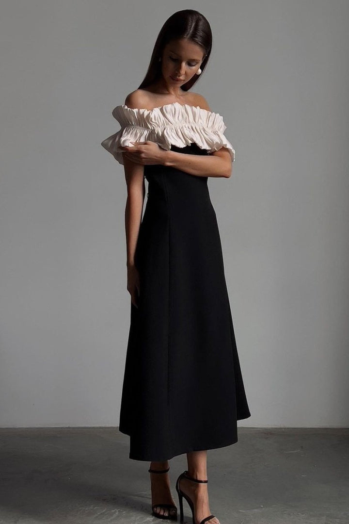 Nahaufnahme des Stoffes vom Bonnie Maxikleid - KYMA