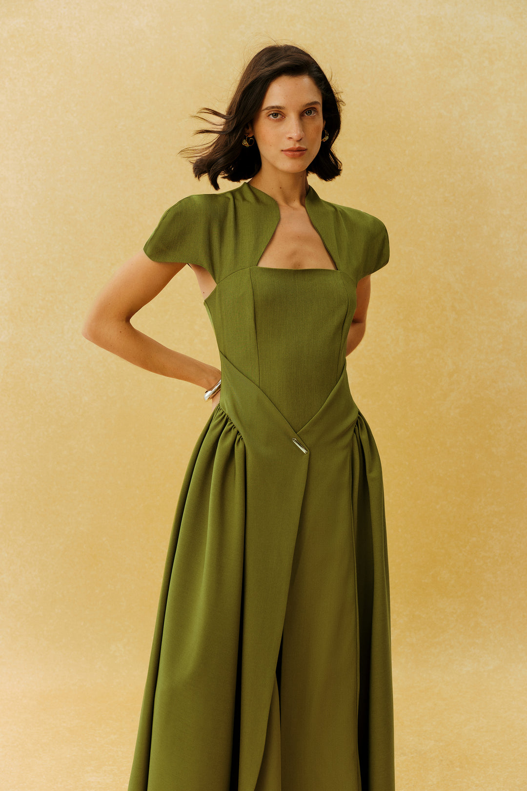 Größentabelle für das grüne Maxikleid - KYMA