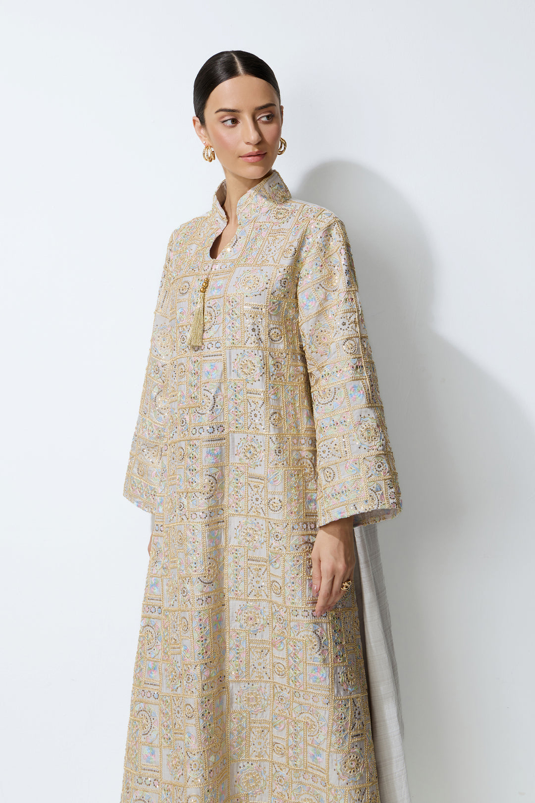 Größentabelle für das Kaftan-Maxikleid