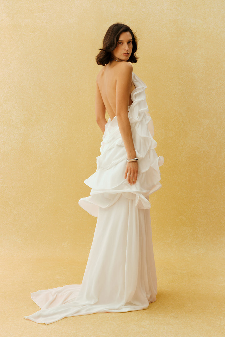 Styling-Vorschlag für das elegante Maxikleid - KYMA