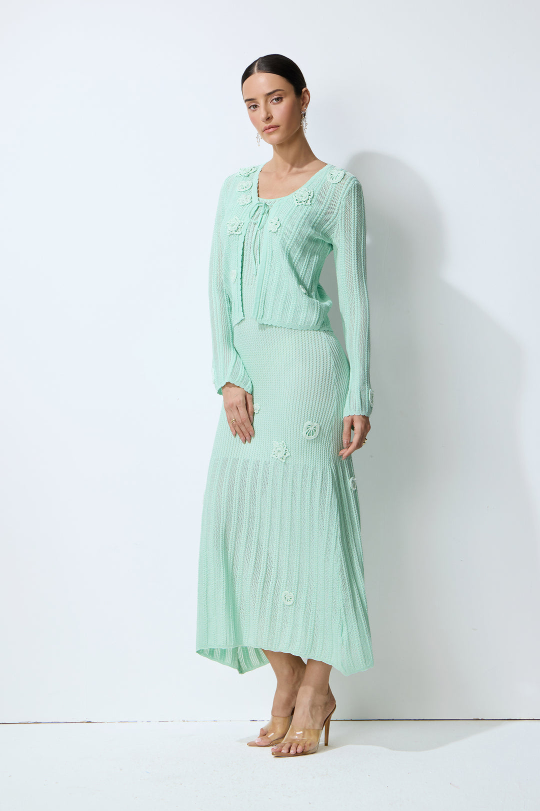 Styling-Vorschlag: Cardigan offen getragen – KYMA