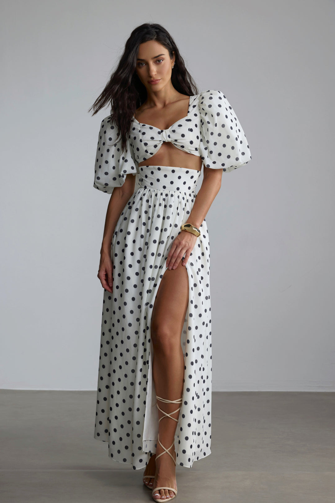 Ellie Polka Dot Rock-Set Vorderansicht