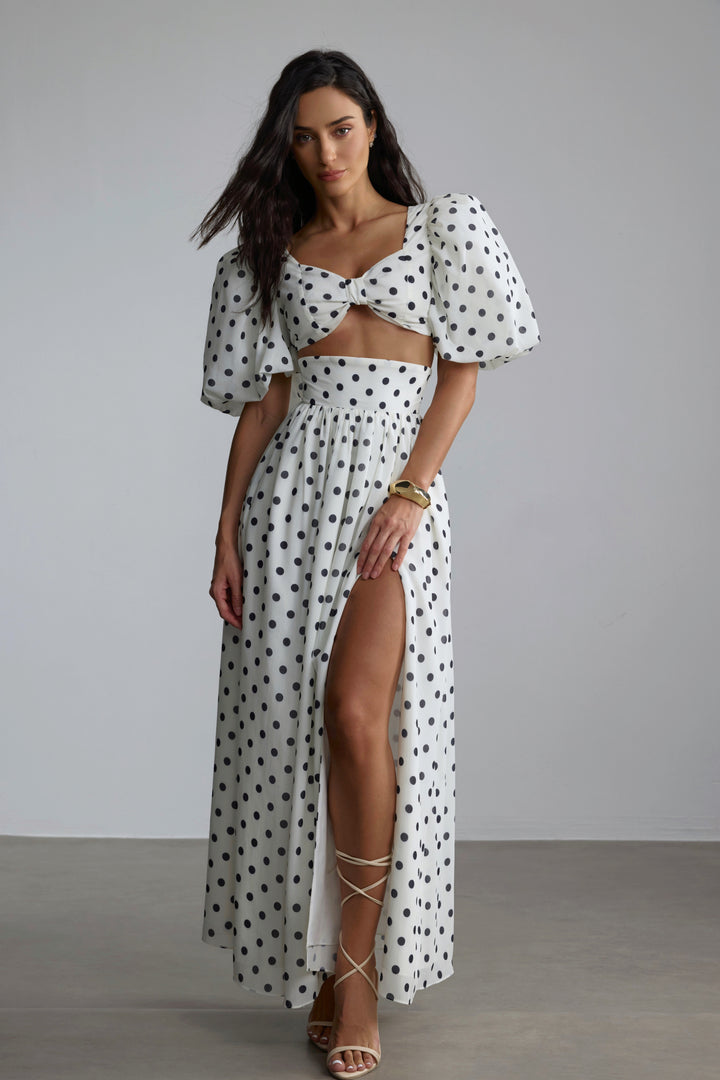 Ellie Polka Dot Rock-Set Vorderansicht