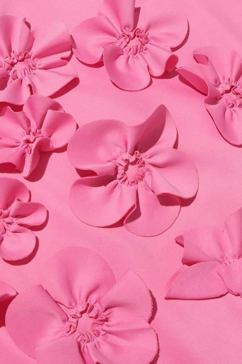 Ethel ärmelloses Maxikleid mit Blumenapplikationen - KYMA