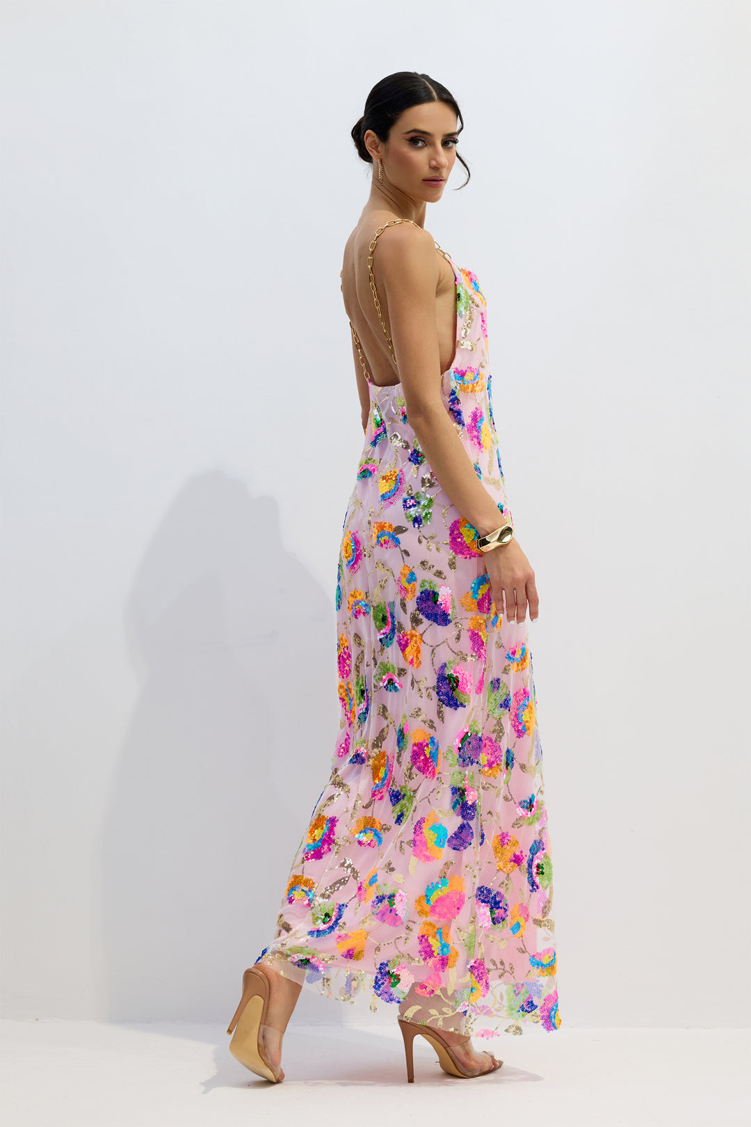 Fanny Paillettenkleid schwarz - KYMA