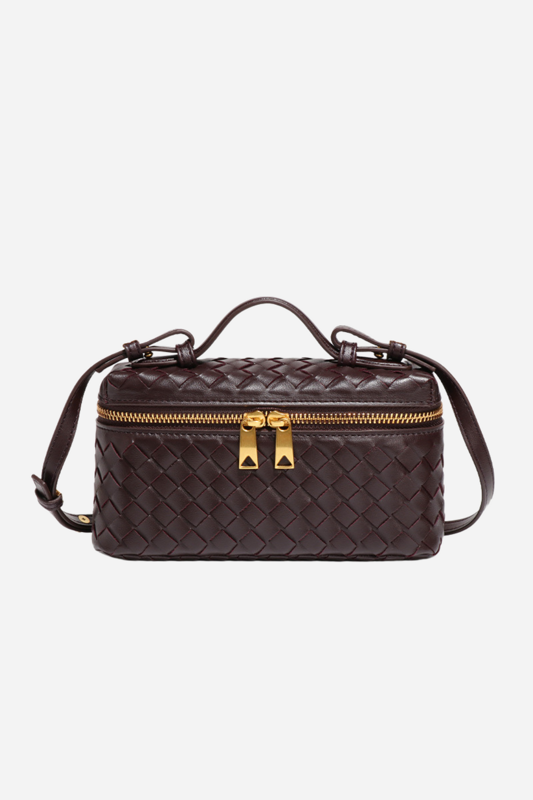 Geflochtene Leder-Umhängetasche von KYMA