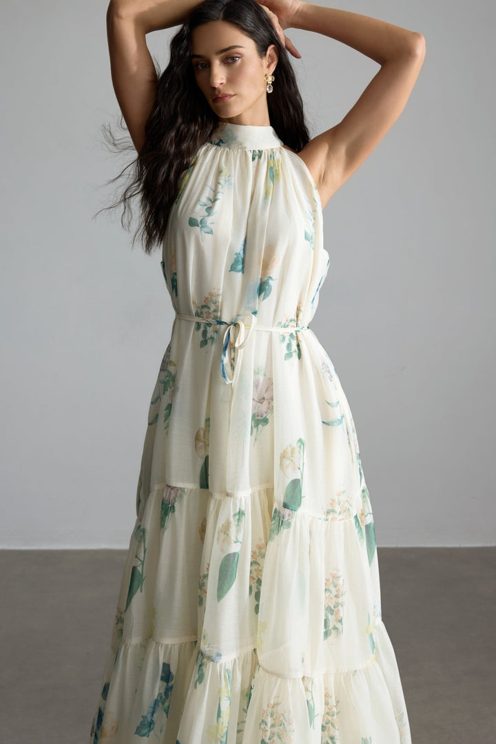 Harley müheloses Maxikleid mit Blumenprint – KYMA