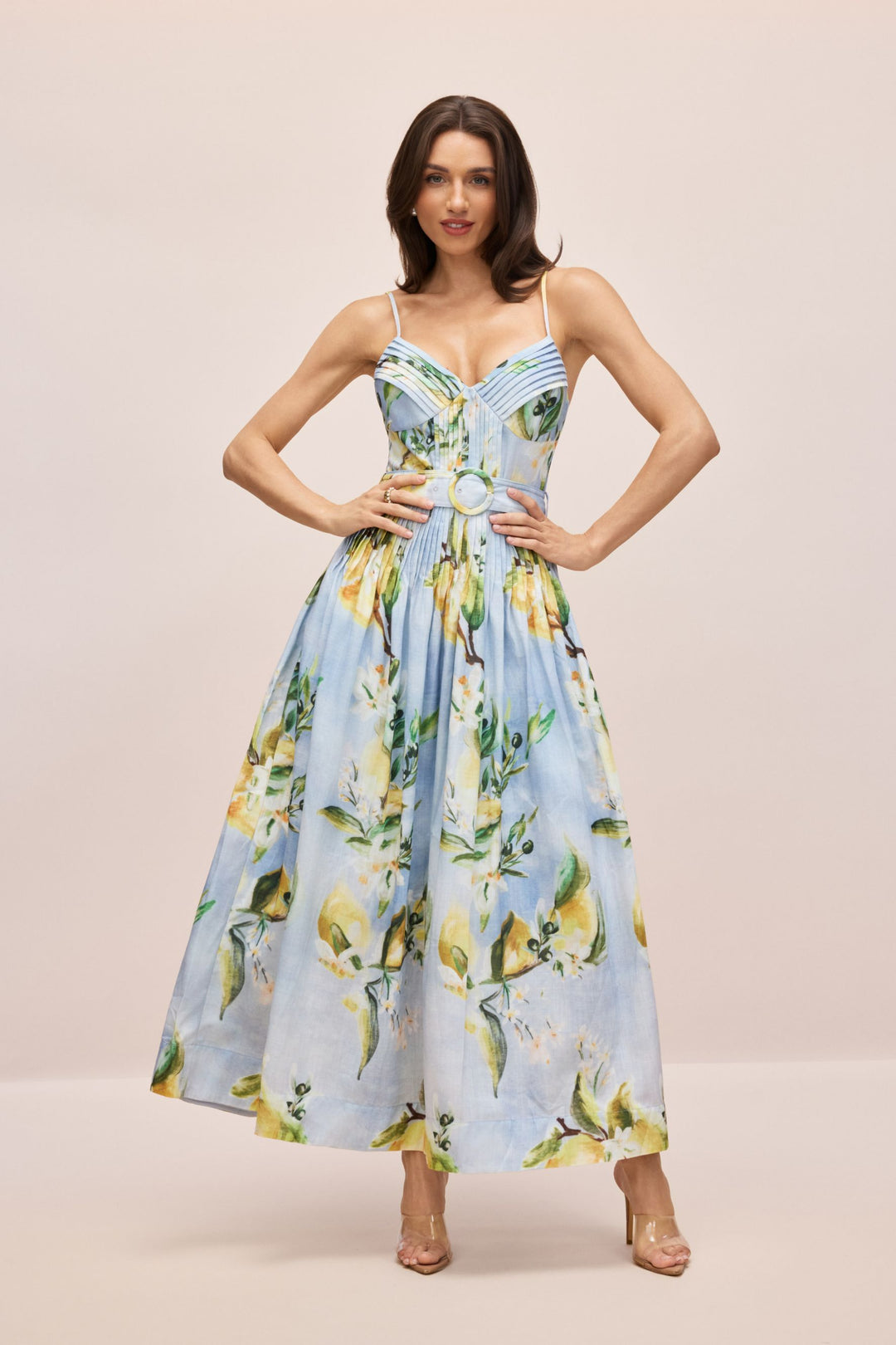 Joyce Maxikleid mit herzförmigem Ausschnitt