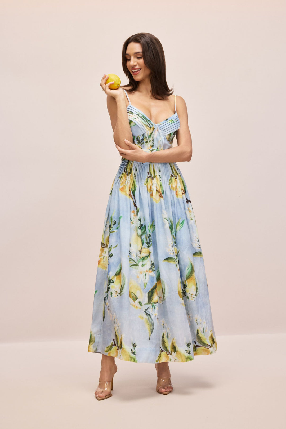Joyce Maxikleid mit Spaghettiträgern