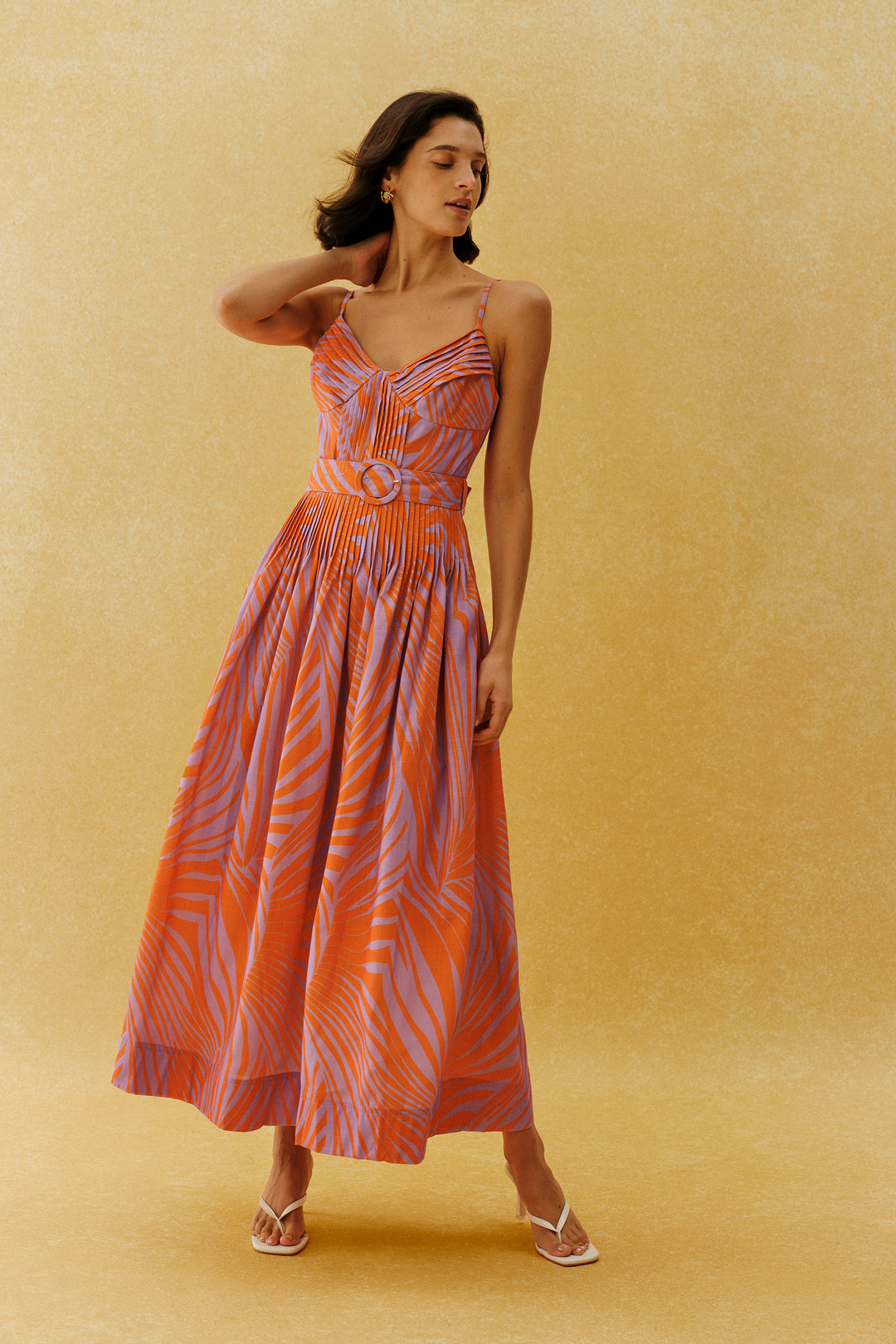 Faltenrock Maxikleid - KYMA