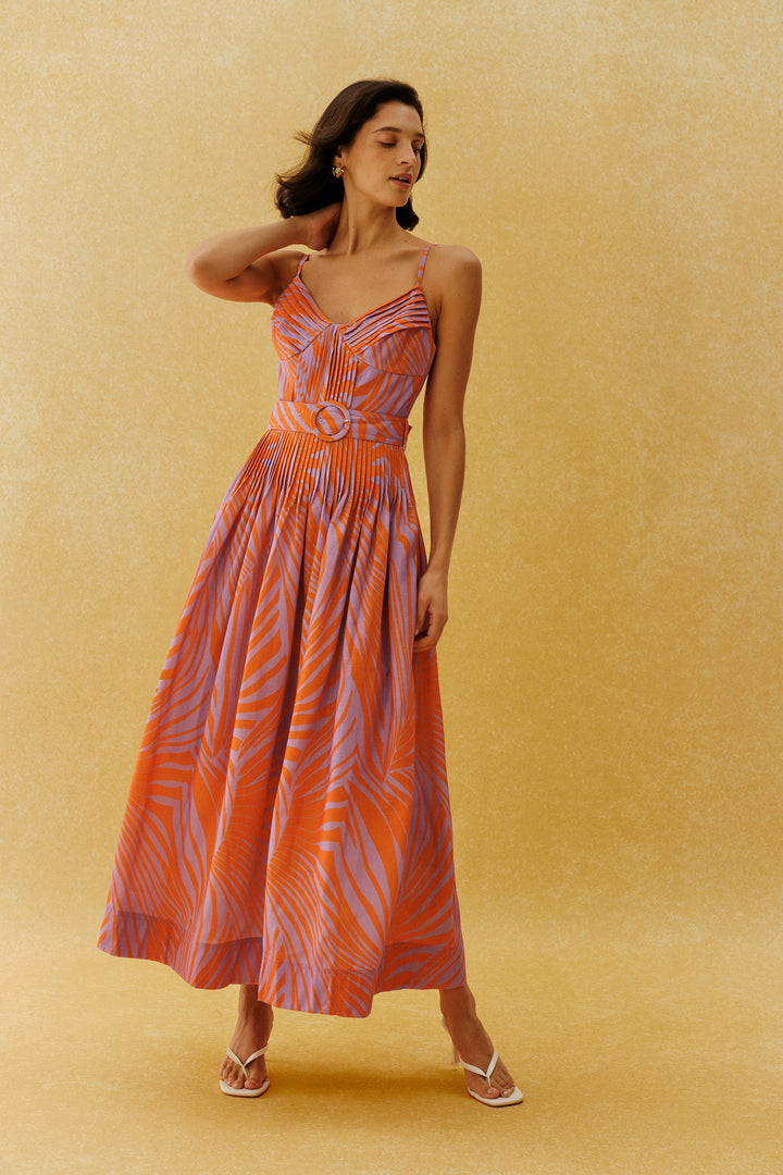 Faltenrock Maxikleid - KYMA