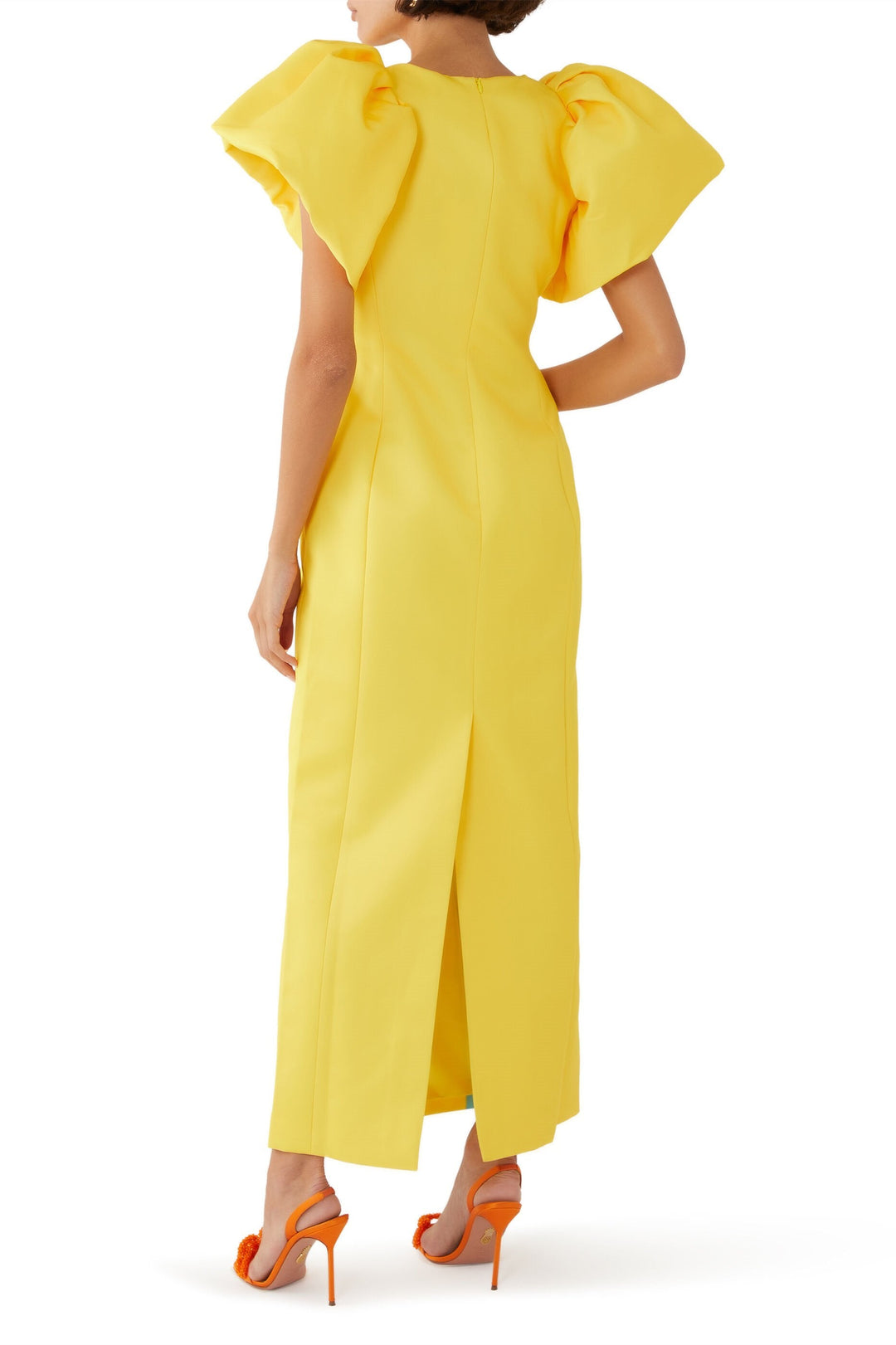 Lorraine elegantes geblümtes Maxikleid mit Schlitz für Damen – KYMA