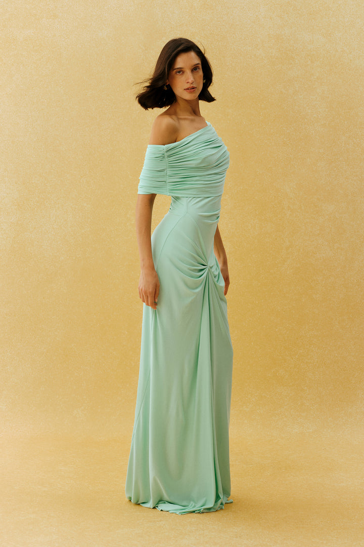 Sommerliches Maxikleid in Mintgrün von KYMA