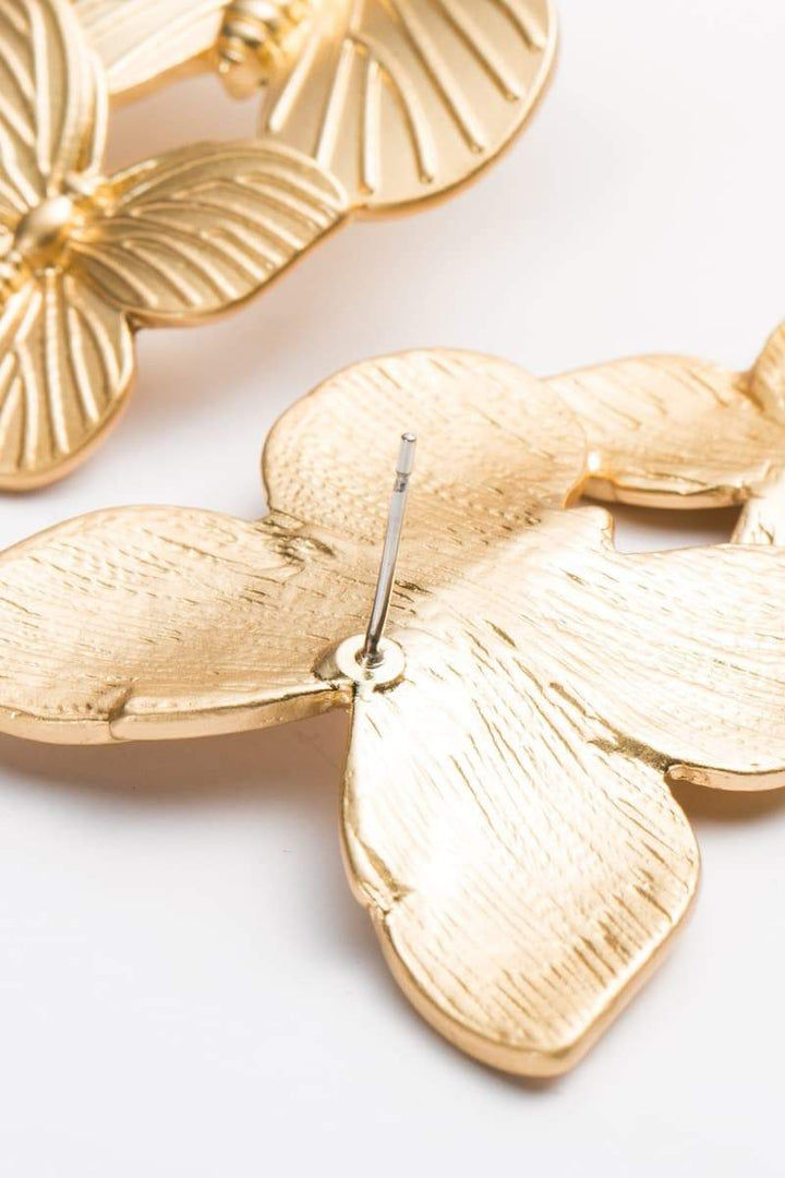 Detail der Aufhängung der Schmetterling-Ohrhänger - KYMA