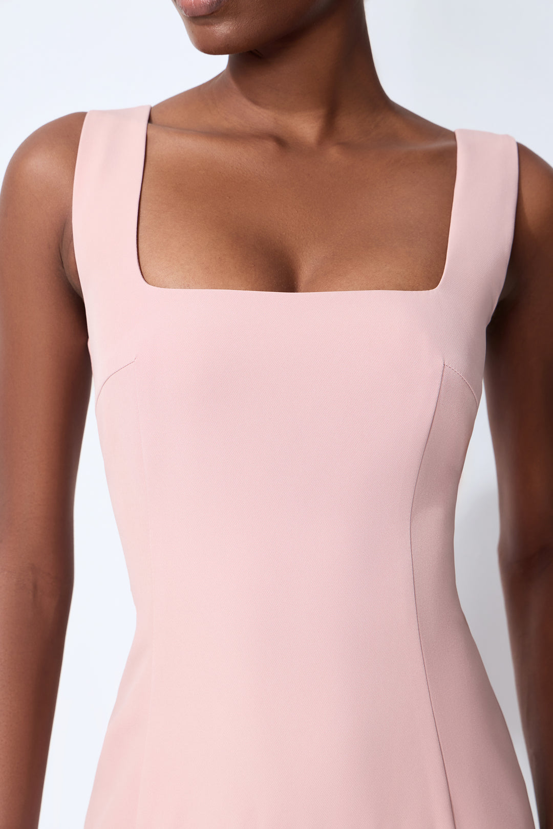 Ausgestellter Maxirock aus Satin