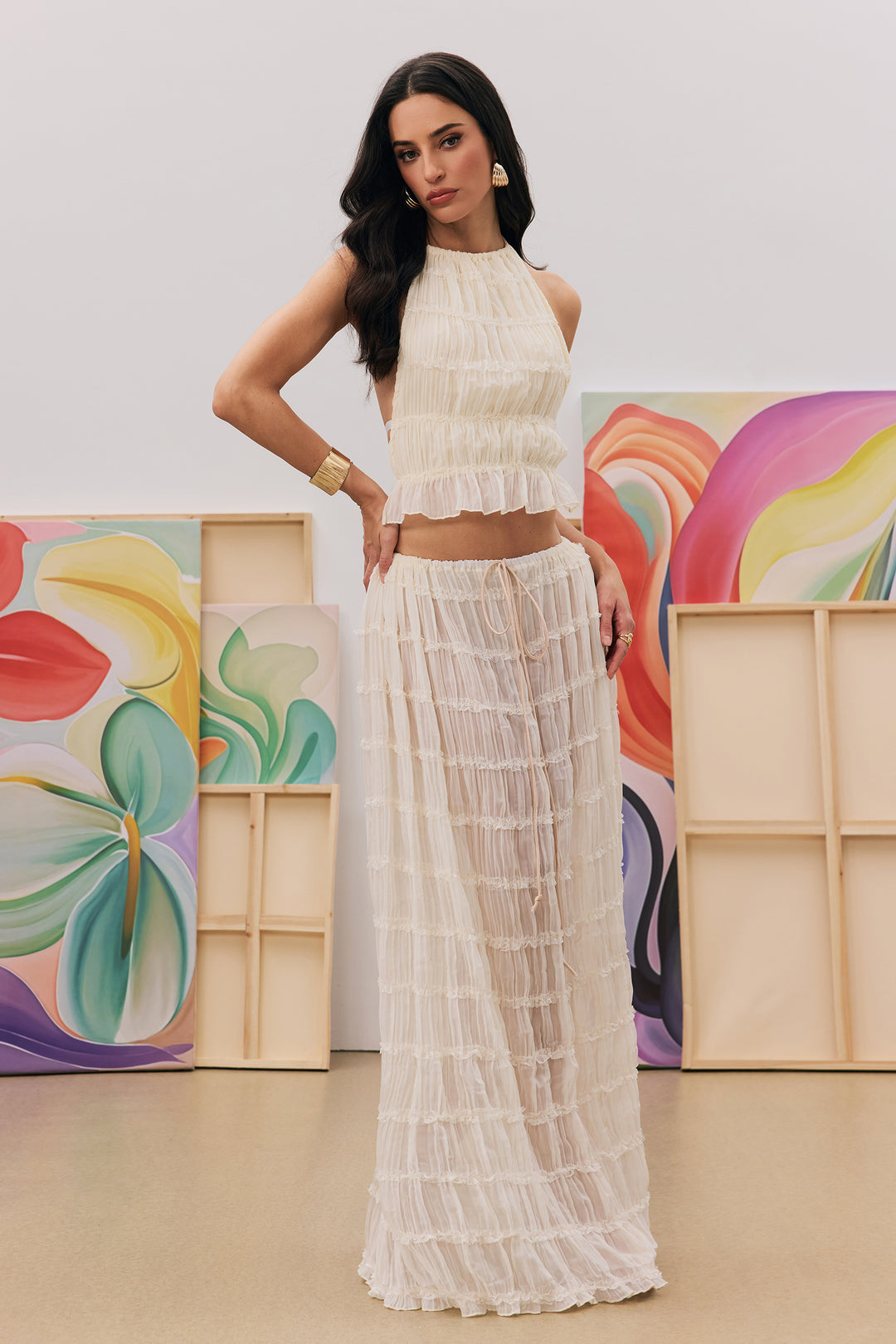 Kombination aus Rock und Top des Rosalie Sets - KYMA