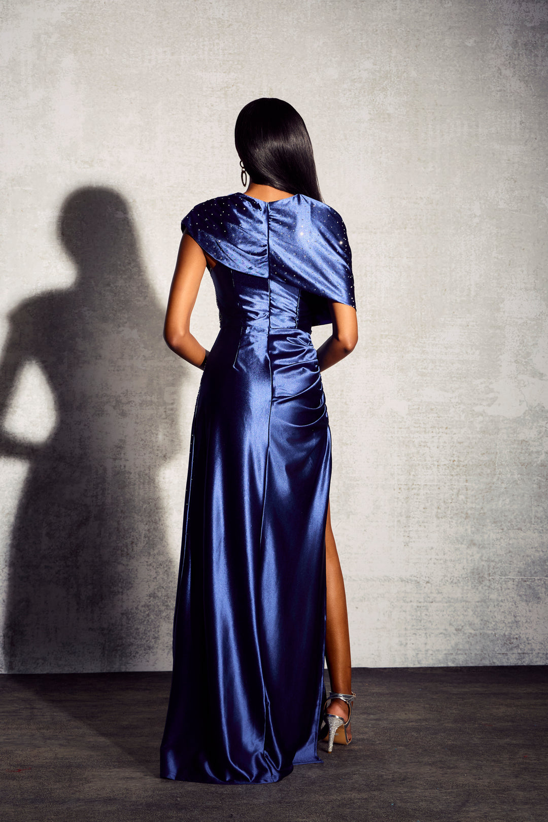 Setlla Maxikleid Satin Optik - KYMA