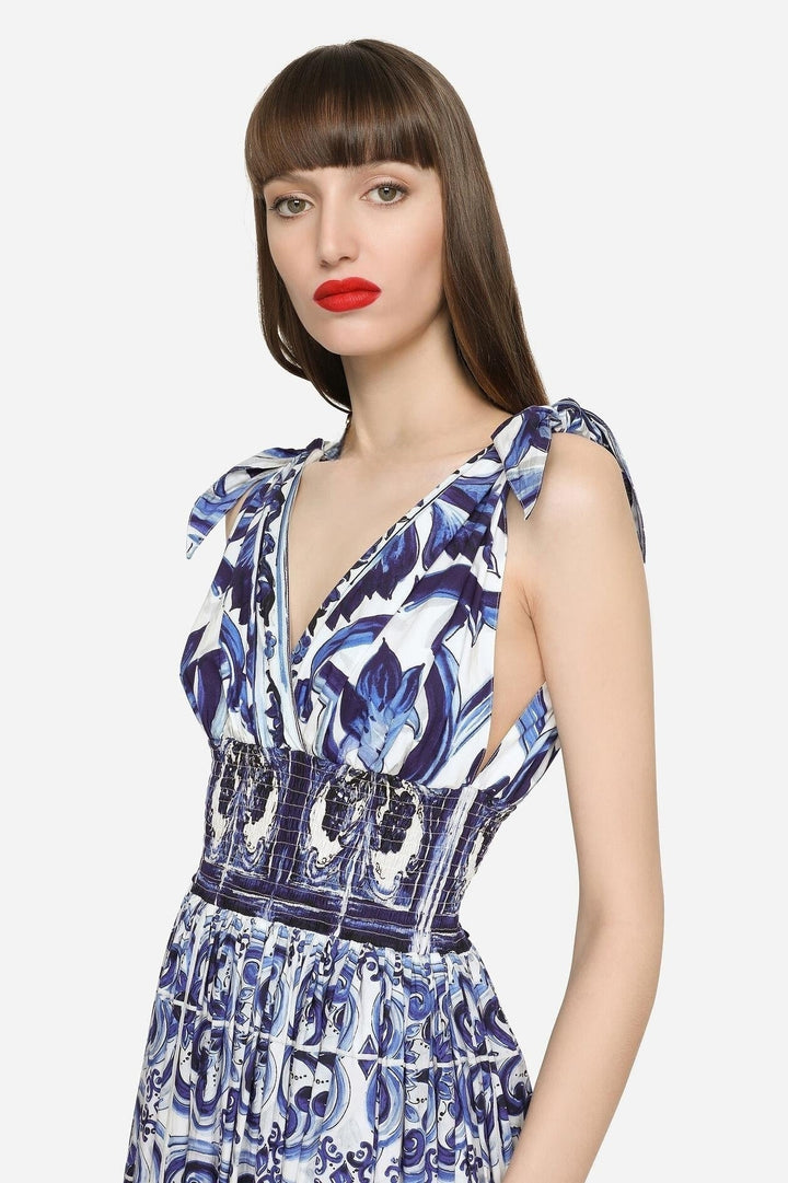 Sibyl fließendes Maxikleid mit Blumenprint – KYMA
