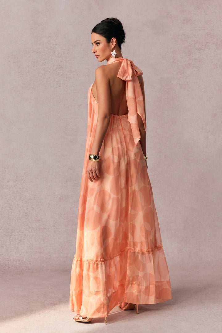 Stephanie Maxikleid – Detail Stoff und Print