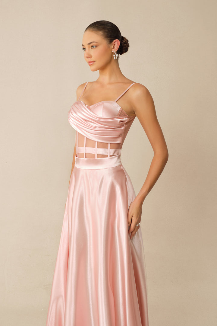 Fabric texture of satin set