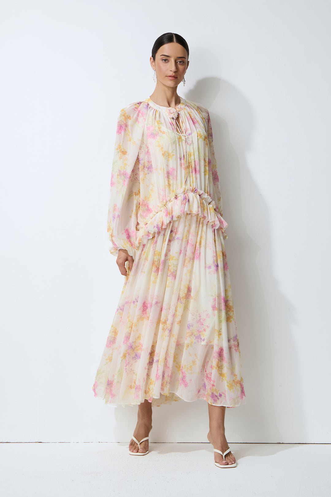 Bindegürtel am Maxikleid - KYMA