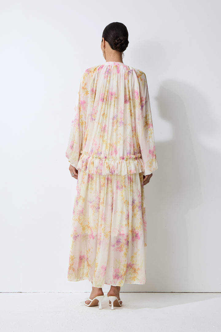 Stofftextur des Chiffonkleids - KYMA