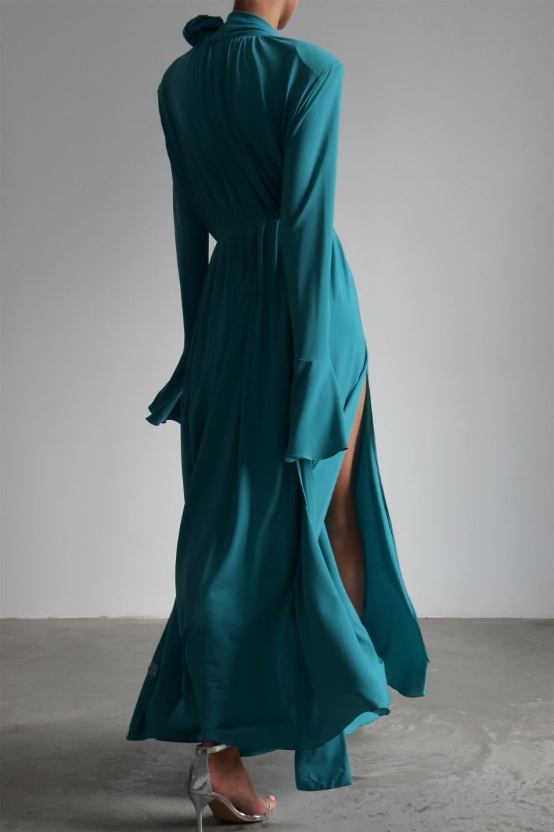 Das Yedda Maxikleid mit seitlichem Schlitz - KYMA